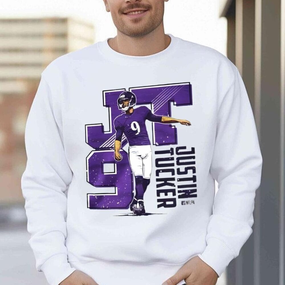 Justin Tucker Funny Baltimore Ravens Football Sweatshirt NFL Crewneck